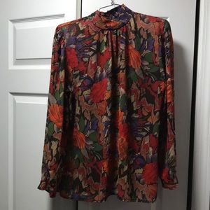 Vintage floral blouse